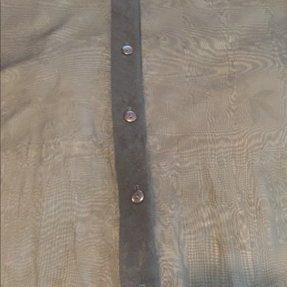 🔥 Sheer black button up blouse~~~ - Picture 6 of 7